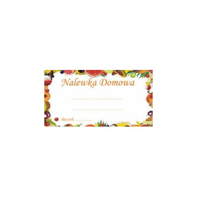 Etykieta MIX OWOCÓW