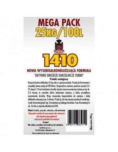 Drożdże gorzelnicze Gozdawa 1410 Mega Pack - 1 - Gorzelnictwo i destylacja
