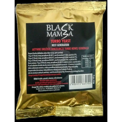 Drożdże Turbo Black Mamba 105g