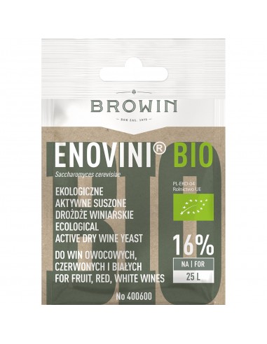 Enovini BIO - ekologiczne drożdże winiarskie 7 g - 1 - Strona główna