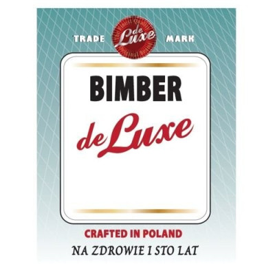 Etykieta BIMBER DE LUXE