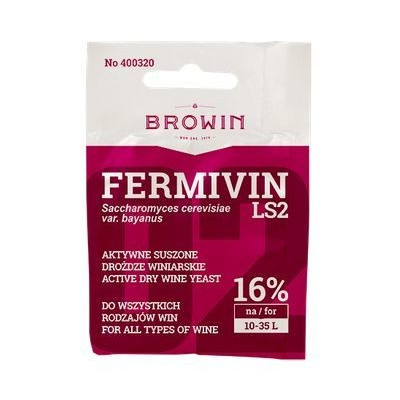 Drożdże winiarskie aktywne Fermicru LS2