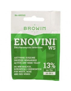 Drożdże winiarskie aktywne Enovini WS - 1 - Wino domowe