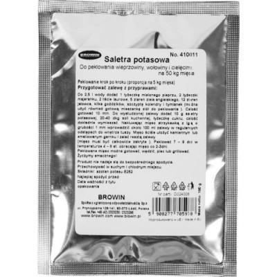Saletra potasowa do peklowania mięs 100g